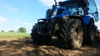 Siew Kukurydzy 2019 na Śląsku z New Holland T7.175