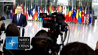 NATO Secretary General - Doorstep statement at Foreign Ministers Meeting, 03 APR 2024