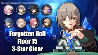 Floor 15 Three-Star Clear With Free Characters Only [Honkai: Star Rail]