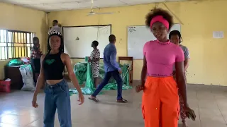 My students trying their best
