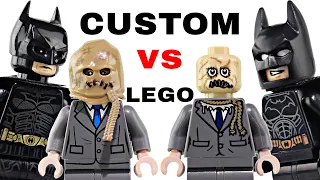 LEGO vs CUSTOMS : Batman & Scarecrow 76239 Official Minifigs vs. Customs Comparison