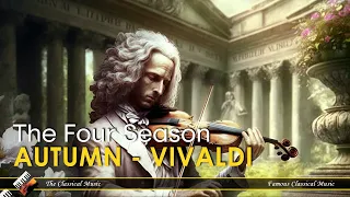 Vivaldi: Autumn (1 hour NO ADS) - The Four Seasons| Most Famous Classical Pieces & AI Art | 432hz