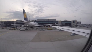 Lufthansa Airbus A319 Frankfurt to Hamburg - Full Flight
