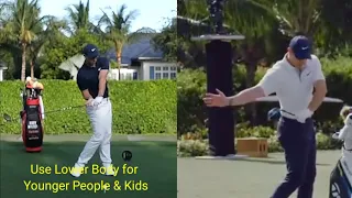 Rory McIlroy - Using the ground is the best downswing for kids & younger people