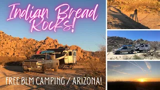 Indian Bread Rocks / Free Dispersed BLM Camping in Arizona!