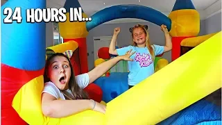 Last To Stop Bouncing On Bouncy House Wins $10,000 Challenge