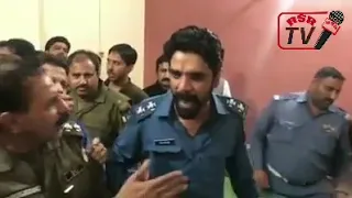 Sheikh rashid hafeez and trafic warden Rawalpindi clash full video