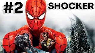 Spider-Man: Web of Shadows (PS2/PSP) Walkthrough Part 2 - Shocker Boss Fight