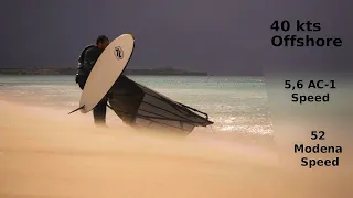 Windsurfing in  STRONG Offshore Levante