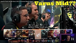 Jankos Did Not Trust Caps' Varus Mid In LEC Playoffs!!