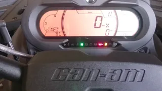 Can am display 2020 outlander 1000 max xtp