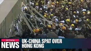 Escalating diplomatic spat between UK and China over Hong Kong