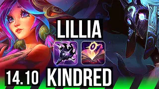 LILLIA vs KINDRED (JGL) | 3/0/8, 67% winrate | EUW Master | 14.10