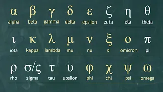 New Testament Greek Lesson 1: The Alphabet