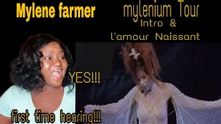 Mylene Farmer- Mylenium Tour Intro and L'amour Naissant (Reaction)