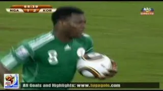 Nigeria vs South Korea  2-2 world cup 2010