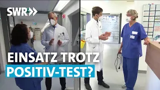 Darf positiv getestetes Personal in Krankenhäusern arbeiten? | SWR Aktuell BW