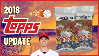 2018 Topps Update Fat Packs (x2)! 🔥 Amazing Rookie Cards! Hot Baseball Card Product! OHTANI!