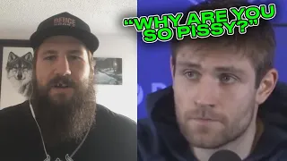 UFC's Tanner Boser reacts to NHL reporter upset 😡 with Leon Draisaitl