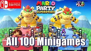 Super Mario Party Superstars All 100 Minigames vs Master Cpu - Nintendo Switch