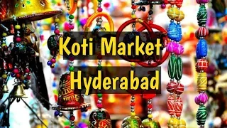 Hyderabad "KOTI" Market || "CHEAPEST" market of Hyderabad  || Street Shopping ||  #streetshopping