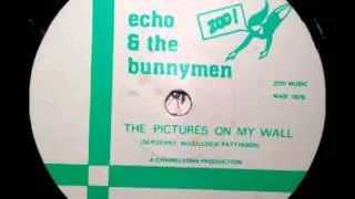 Echo And The Bunnymen - The Pictures On My Wall (7'', Single) [1979].flv