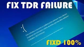 FIX TDR FAILURE BLUE SCREEN(atikmdag) sys ON WINDOWS 11/10/8.1/8/7