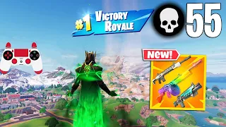 55 Elimination Solo Vs Squads Gameplay Wins (NEW Fortnite Season 2 PS4 Controller)