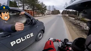 BIKERS VS COPS👮🏻‍♂️/ INTENSE 10 MINUTES!!!