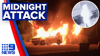 Suspected arson attack in Sydney’s inner west | 9 News Australia