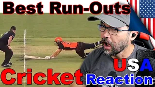 American Coach Reacting to Cricket Direct Hit! Some of the best run outs in recent years