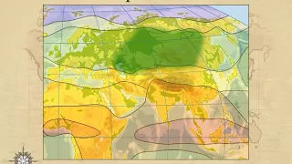 Кліматичні пояси і типи клімату Євразії