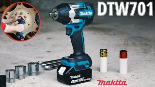 Makita DTW701 Impact Wrench vs Tractor Lug Nuts 27mm  + Car Lug Nuts