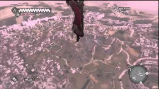 AC: Brotherhood - Ezio is a magician, floating high above Rome