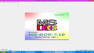 How to install ms dos 7.1 (7.10) on virtualbox