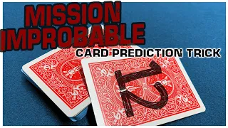 Card Trick Prediction - Mission Improbable - Full Tutorial Close up Magic