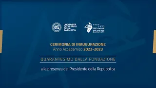 CERIMONIA DI INAUGURAZIONE Anno Accademico 2022-2023