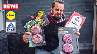 Wir testen FERTIG BURGER PATTIES aus dem SUPERMARKT!