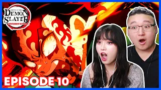 NEVER GIVE UP! | Demon Slayer Entertainment Arc Couples Reaction Episode 10