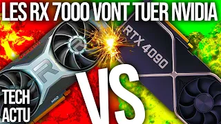 RX 7000 : NVIDIA n'a aucune chance ?! 3090 Ti : 2.1Kg et 500W de consommation  - Tech Actu #68