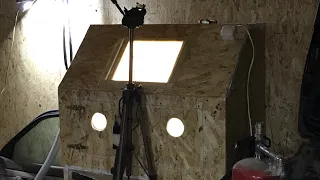 Пескоструйная камера своими руками из фанеры // Do-it-yourself sandblasting chamber