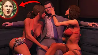 Amanda Catches Michael at the Club in GTA 5  (Secret Scenes)