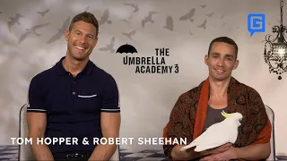 Tom Hopper and Robert Sheehan talk The Umbrella Academy season 3 [Light spoilers]