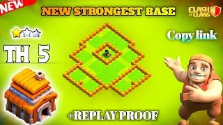 New Exclusive TH5 BASE WAR/TROPHY Base Link 2023 | clash of clans- Town Hall 5 Trophy Base