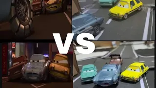 Cars 2 Finn Mcmissile Tokyo Fight Scene,Tokyo Lemon Fight,(Stop Motion),(2011),(Disney Pixar Cars 2)