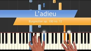 L'Adieu - Burgmüller op.100 no. 12