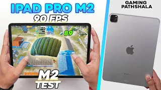 iPad PRO M2 (2022) - 90 FPS PUBG Test with FPS 🔥 (TRUE Gaming Device)