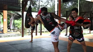 Kunchan TigerMuayThai training ahead of pro MMA debut
