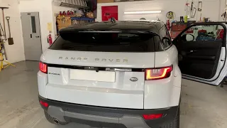 Range Rover Evoque Reversing Camera