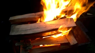 Как разжечь мангал дровами, быстро